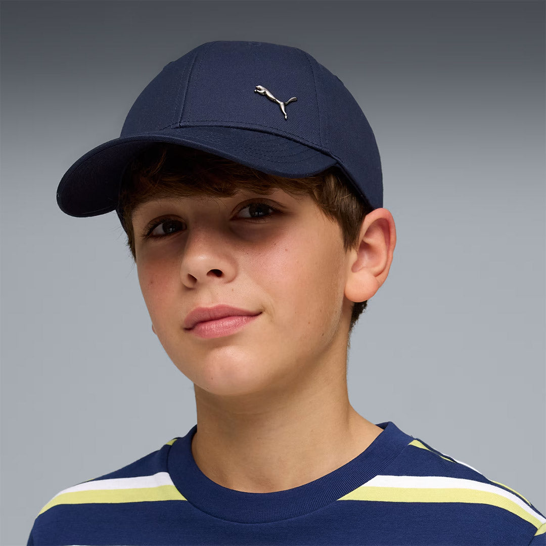 KIDS ESSENTIALS METAL PUMA CAT BASEBALL CAP