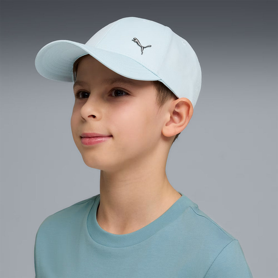 KIDS ESSENTIALS METAL PUMA CAT BASEBALL CAP
