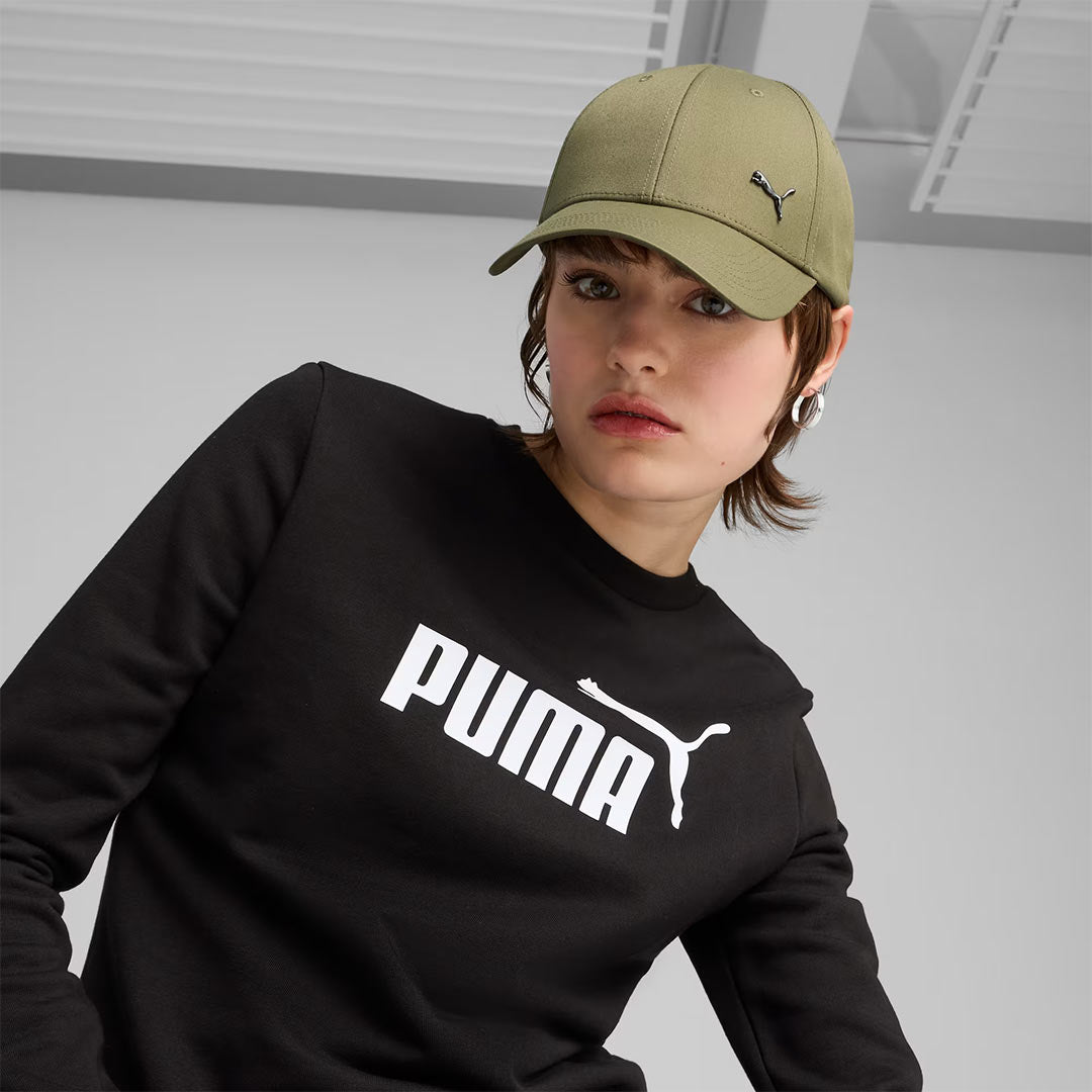 ESSENTIALS METAL PUMA CAT BASEBALL CAP