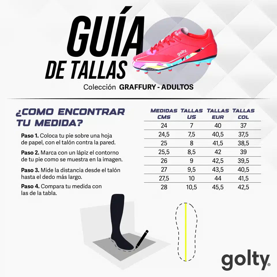 ZAPATILLA LISA COMPETENCIA GOLTY GRAFURRY