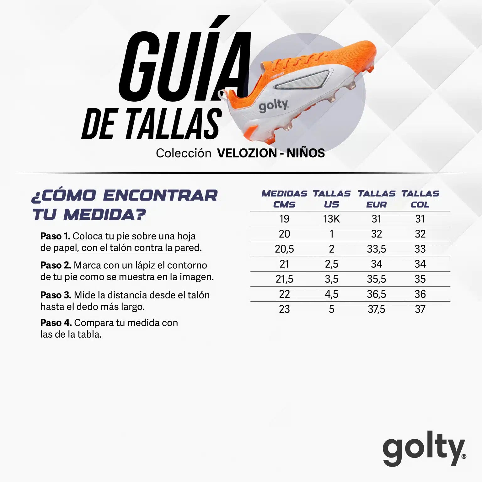 KIDS ZAPATILLA TORRETIN GOLTY VELOZION