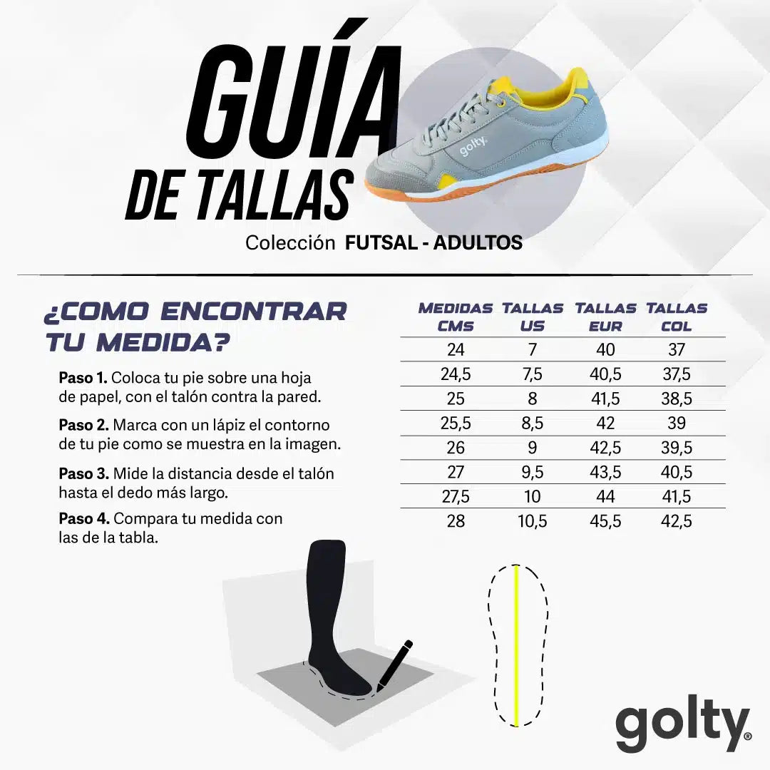 ZAPATILLA LISA GOLTY FUTSAL