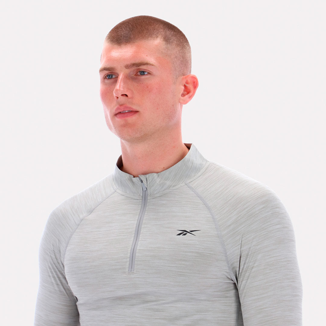 TRAINING | ROCKEY LS 3/4 ZIP MUSCLE TEE