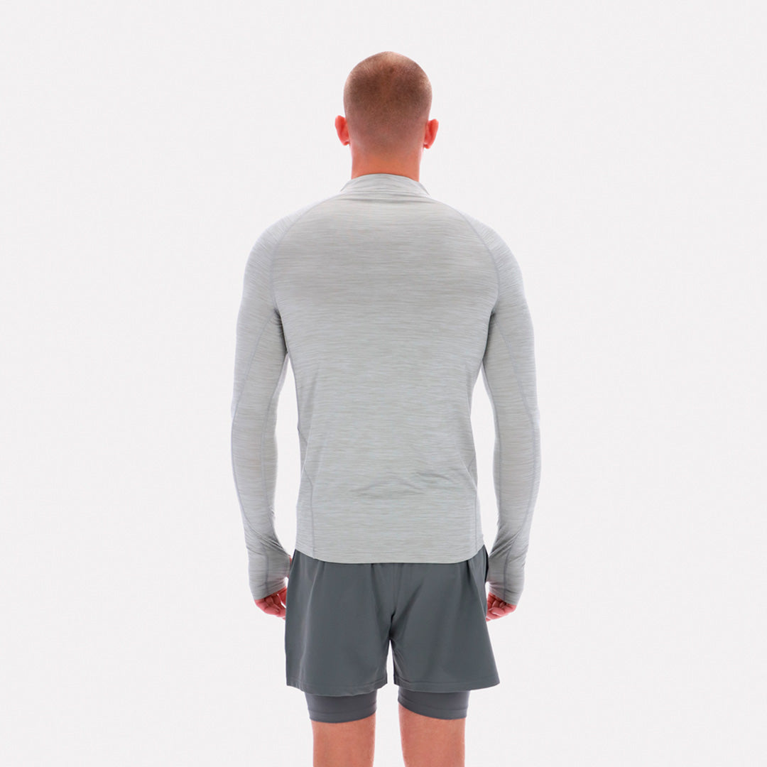 TRAINING | ROCKEY LS 3/4 ZIP MUSCLE TEE